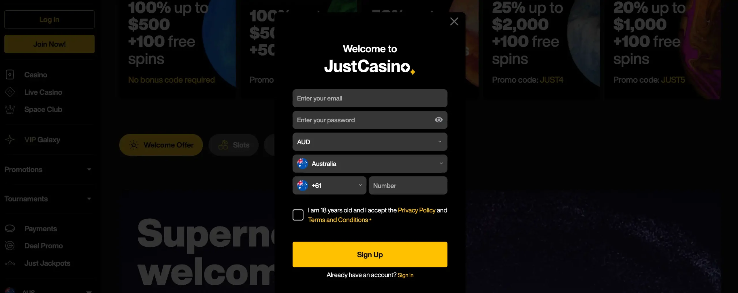 just casino australia
